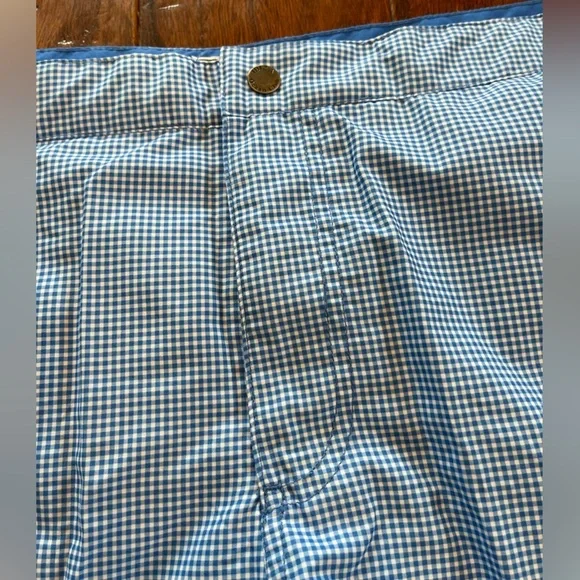 NWT Mens Ibiza ocean club swim shorts blue gingham size 38 - Picture 3 of 9
